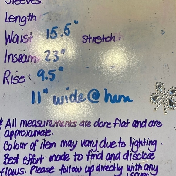 Larry Levine Petite 10P tailored wide leg pocketed lightweight pant with cuffs - Picture 6 of 8